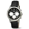 Boccia Herren Chronographen Lederarmband Schwarz 3742-01