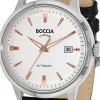 Boccia Herren-Armbanduhr Analog Automatik Leder 3586-03