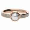 Boccia Titanium Damen Ring Perle Größe 54 Bicolor 0137-0258