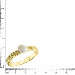 Celesta Silber 925 Silber vergoldet mit Süßwasserzuchtperlen Ring 41679102148702