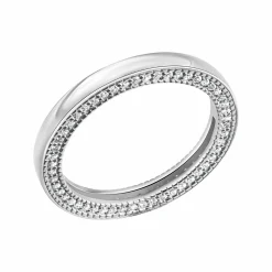 Celesta Silber Silber 925 rhodiniert mit 104 weißen Zirkonia-Steinen Ring 41679095169118