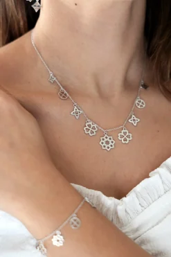 Collier 925 Silber rhodiniert Anhänger 41184989085790