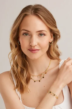 Collier 925 Silber vergoldet Amazonit 41185001865310