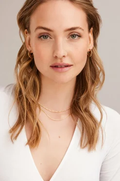 Collier 925 Silber vergoldet Paloma-Kette 41185110655070