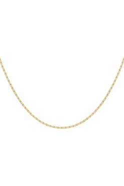 Collier 925 Silber vergoldet S-Panzerkette 41185110360158