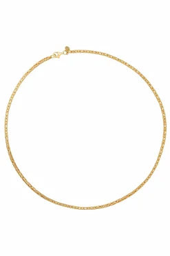 Collier 925 Silber vergoldet Königskette diamantiert 41184831897694