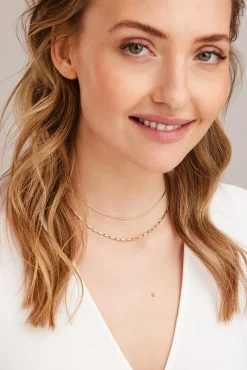 Collier 925 Silber vergoldet Gliederkette 41185110458462