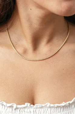 Collier 925 Silber vergoldet Panzerkette rund 41184836354142