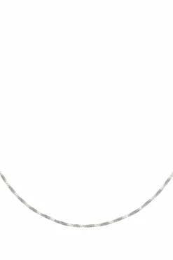 Collier 925/- Sterling Silber Schlangenkette vierseitig diamantiert gedreht rhodiniert 41184784384094