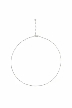 Collier 925/- Sterling Silber Schlangenkette vierseitig diamantiert gedreht rhodiniert 41184784384094