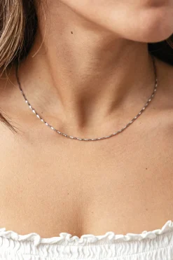 Collier 925/- Sterling Silber Schlangenkette vierseitig diamantiert gedreht rhodiniert 41184784384094