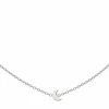 Collier 925 Sterling Silber rhodiniert Sonne - Mond - Stern 41184542949470