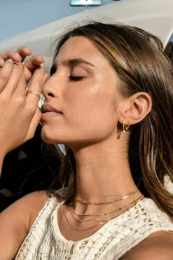 Collier Choker 925/- Sterling Silber Venezianer Kette vergoldet zweireihig 41184674840670