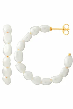 Creole 925 Silber vergoldet Perlen 41185166164062