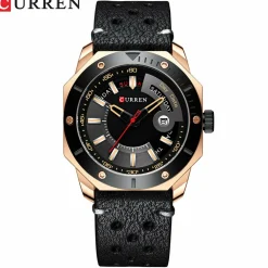 CURREN Men Quartz Wristwatch Stainless Steel 8344