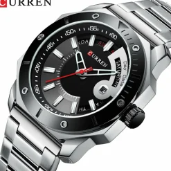 CURREN Men Quartz Wristwatch Stainless Steel 8344
