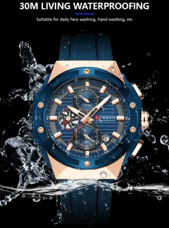 Curren Men's Fashion & Classic Quartz Watch - Model 8462