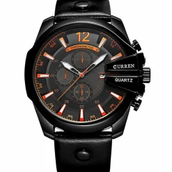 CURREN Men's Quartz Watch - Waterproof, Date Display, Perfect for Business & Casual Wear 8176