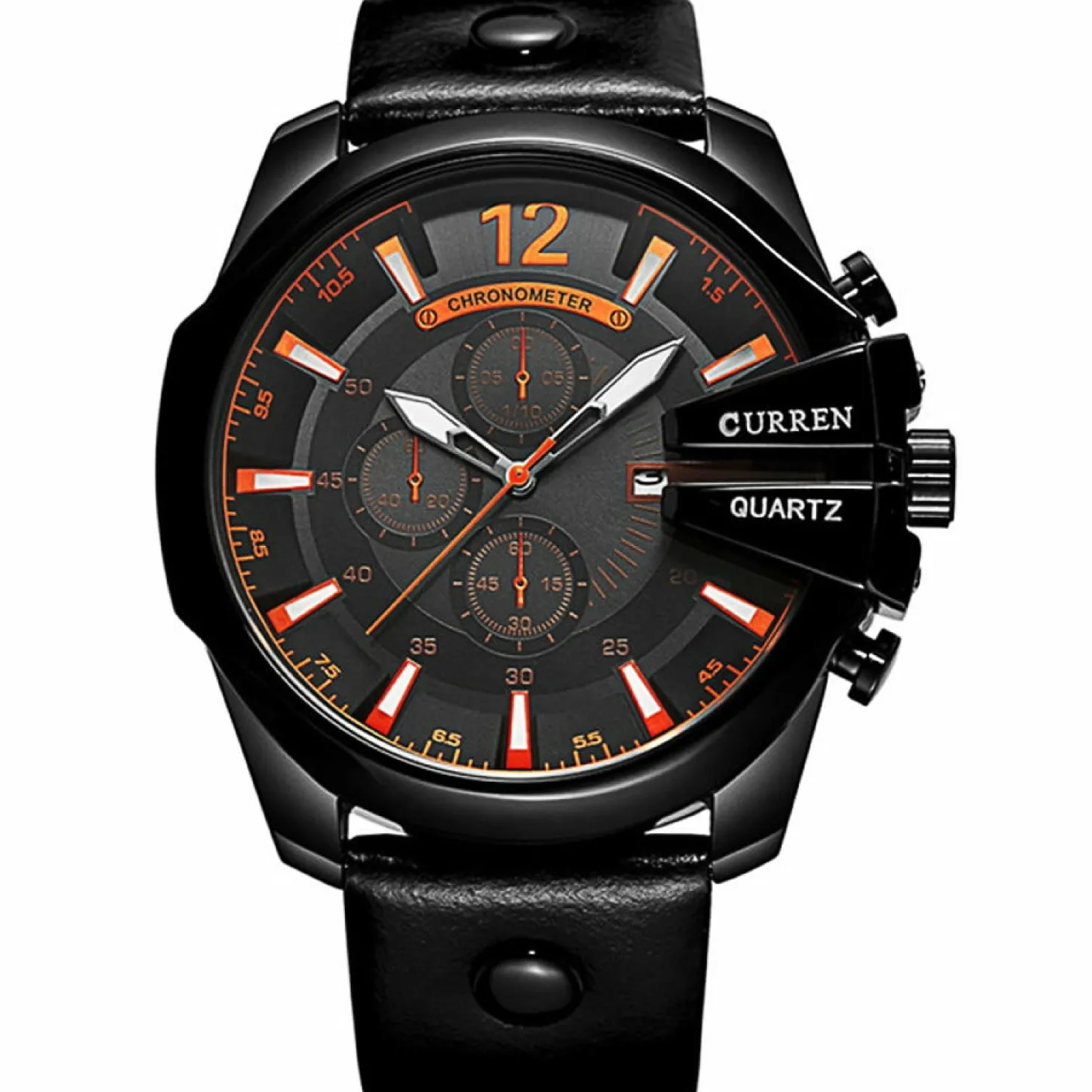 CURREN Men's Quartz Watch - Waterproof, Date Display, Perfect for Business & Casual Wear 8176
