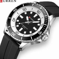 CURREN Men's Quartz Watch Casual Luminous Hands Wristwatch 8448