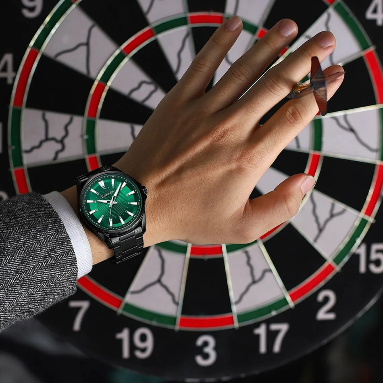 CURREN Men's Quartz Wristwatch Stainless Steel 8424