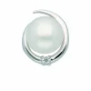 Damen 925 Silber Anhänger mit Zirkonia