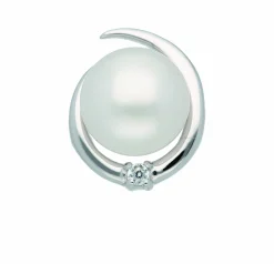 Damen 925 Silber Anhänger mit Zirkonia
