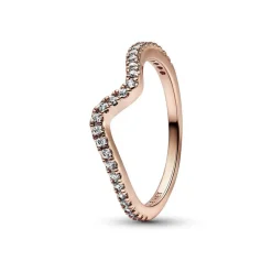 Damen Sparkling Wave Ring 182539C01-54