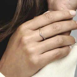 Damen-Ring Stackable Pandora Timeless 182394C01-54