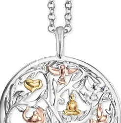 Damen-Schmuckkette Lebensbaum ERN-TREE-TRICO