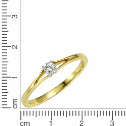 Diamonds by Ellen K. Gold 585 zweifarbig mit Brillant 0,10ct. Ring 41675993972830