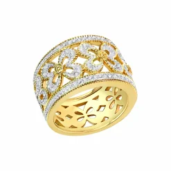 Diamonds by Ellen K. Silber 925 mit 40 Diamanten zus. 0,20ct. Ring 41675997839454