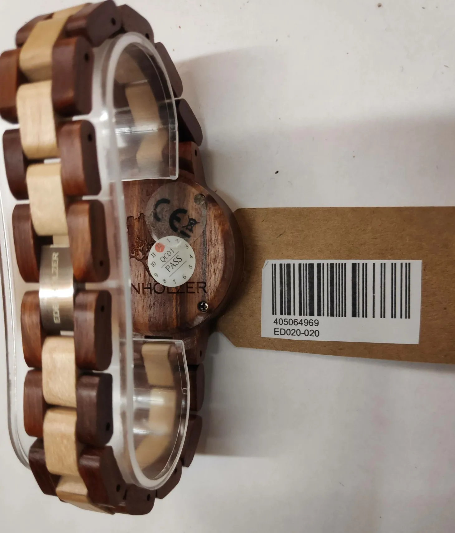 Edenhölzer Damen Armbanduhr Hardlex Marie Galante Datumsanzeige