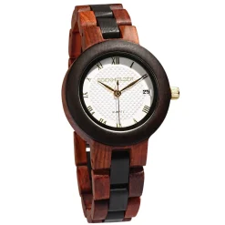 Edenhölzer Damen Armbanduhr Hardlex Virgin Gorda Datumsanzeige