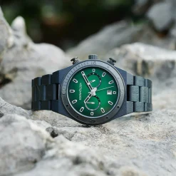 Edenhölzer Herren Armbanduhr Chronograph Hardlex Pico Datumsanzeige ED023-001