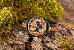 Edenhölzer Herren Armbanduhr Chronograph Hardlex Grande Terre