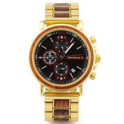 Edenhölzer Holzuhr Herren Armbanduhr Boracay ED091-004