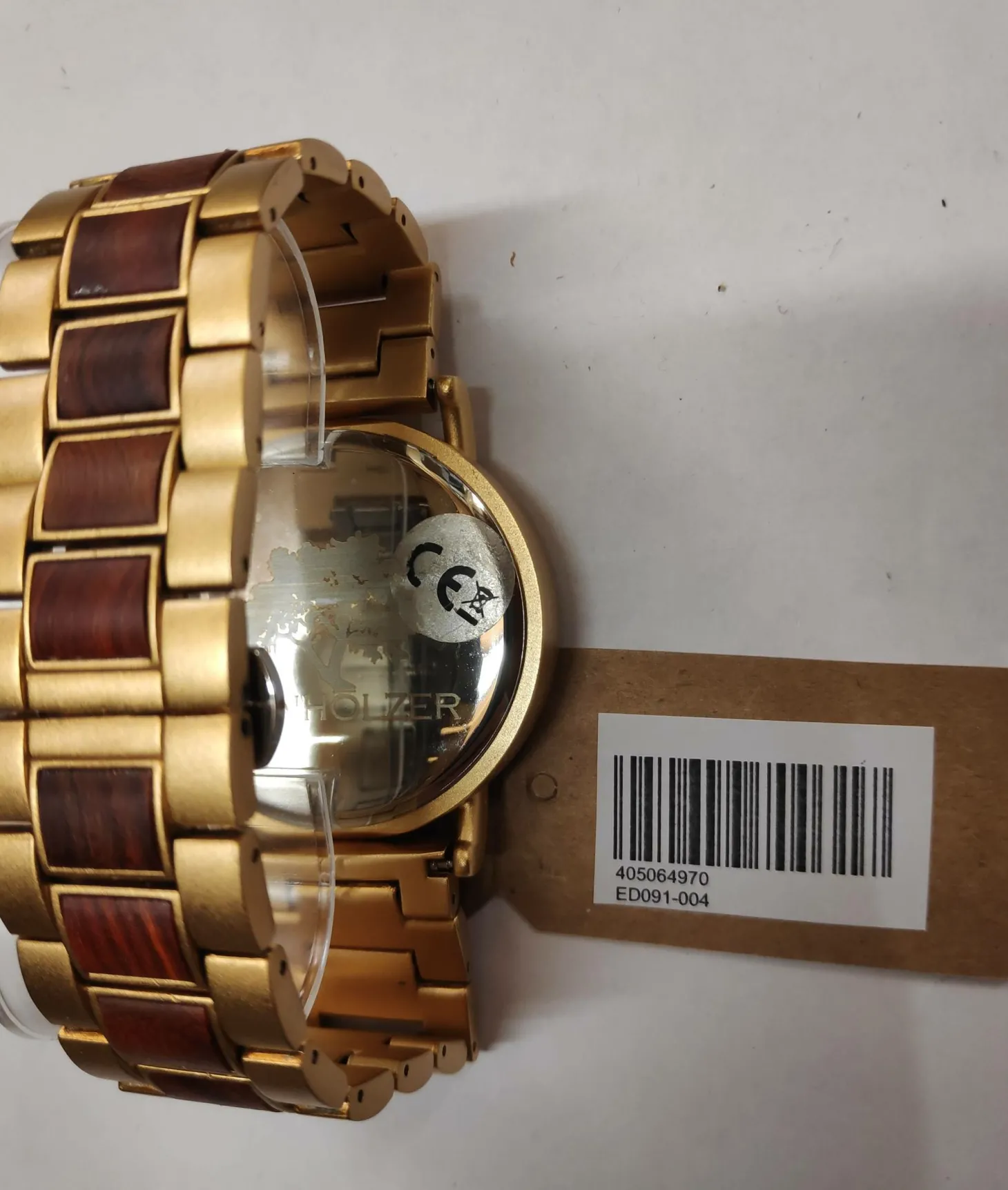 Edenhölzer Holzuhr Herren Armbanduhr Boracay ED091-004