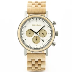 Edenhölzer Holzuhr Herren Armbanduhr Tasmanien Holzarmband ED093-003