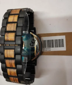 Edenhölzer Holzuhr Herren Armbanduhr Bangka ED091-022