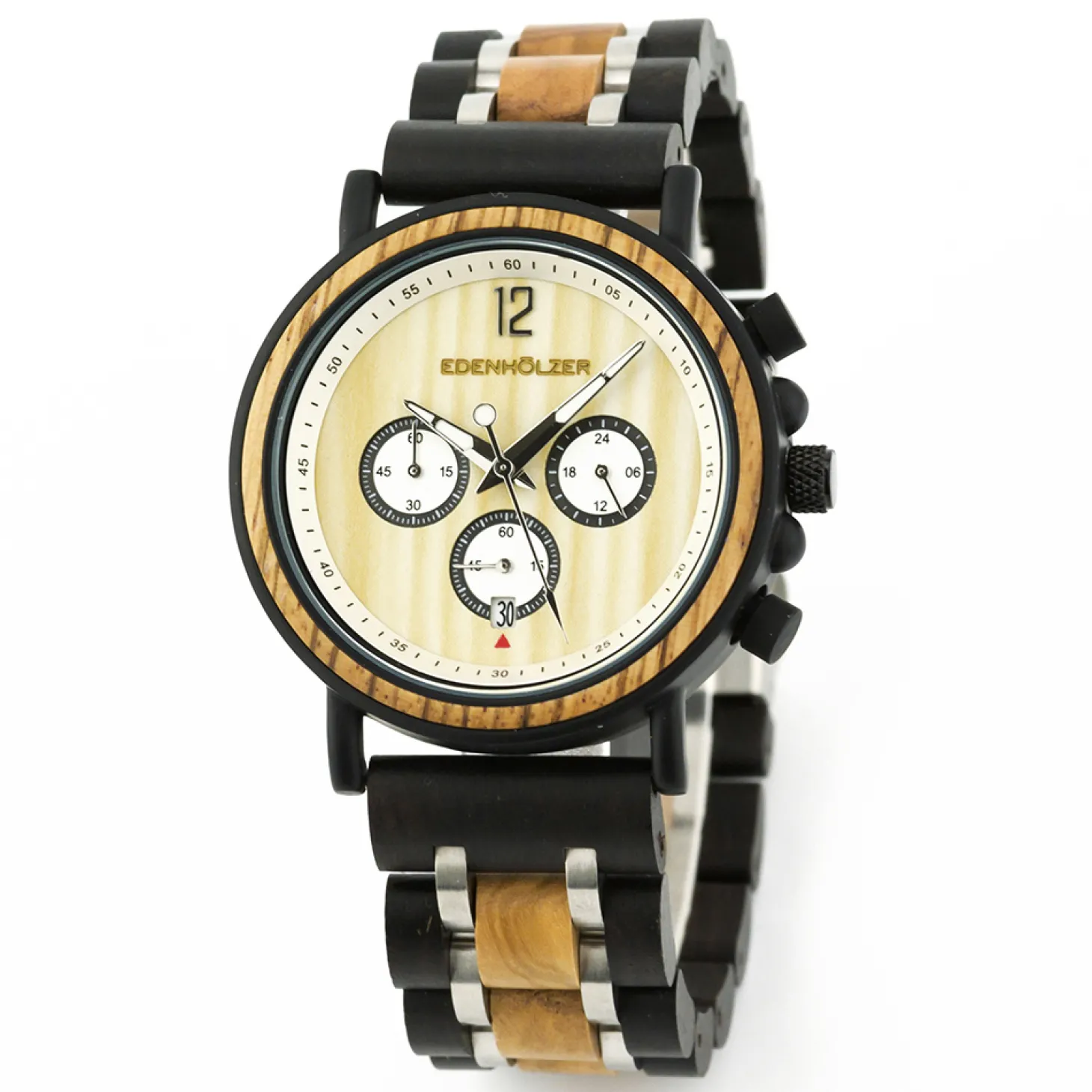 Edenhölzer Holzuhr Herren Armbanduhr Boracay ED091-011