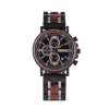 Edenhölzer Holzuhr Herren Armbanduhr Chronograph Madeira Holzarmband ED091-008