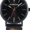 Edenhölzer Holzuhr Herren Armbanduhr Slimline Gozo ED099-001