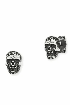 Einzel-Ohrstecker 925/-Sterling Silber Totenkopf 41183806488670