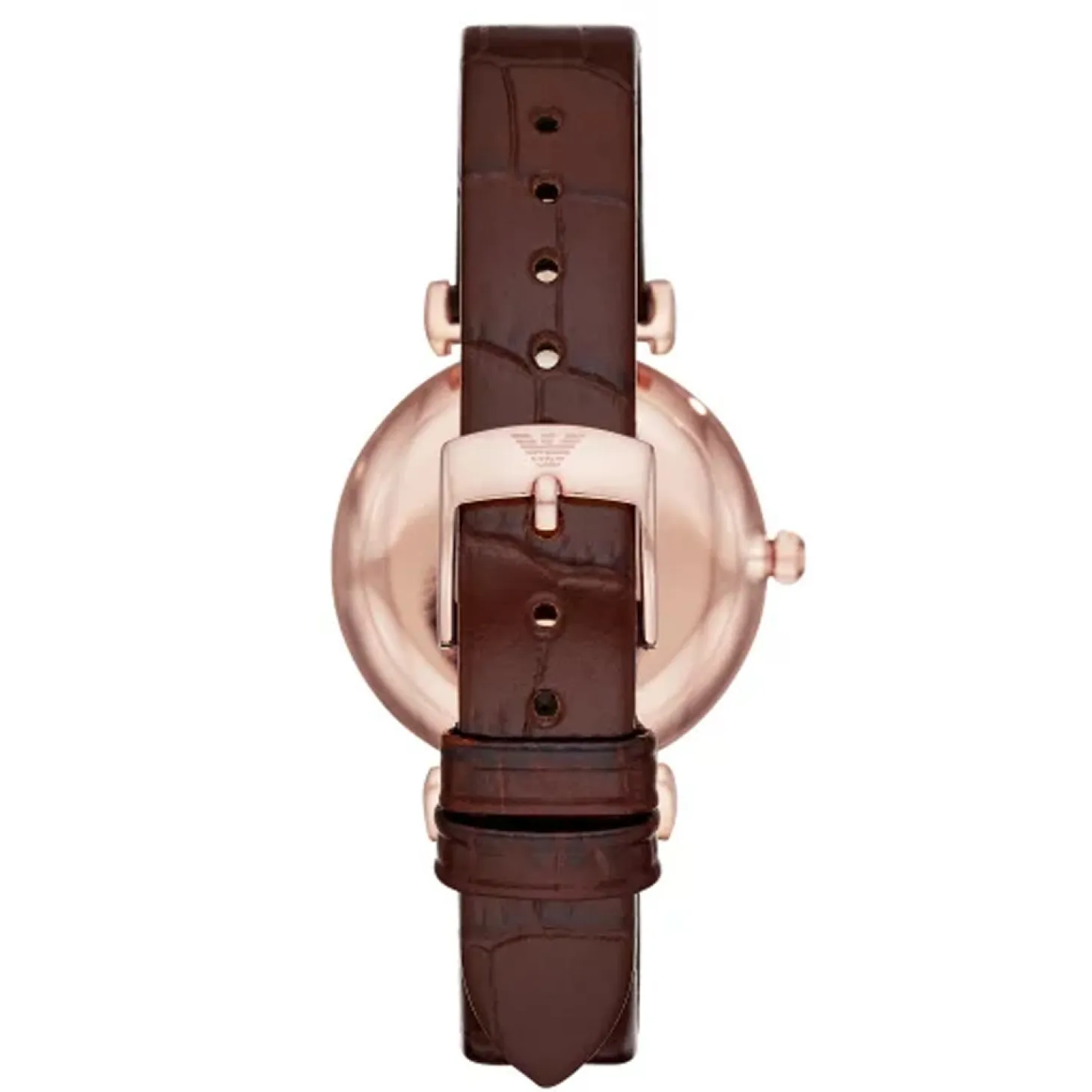 Emporio Armani Damen Armbanduhr Braun / Roségold AR11269