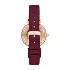Emporio Armani Damen Armbanduhr Burgund / Roségold AR11487