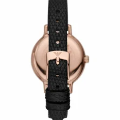Emporio Armani Damenuhr AR11485 für Damen in Roségold und Schwarz AR11485