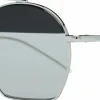 Emporio Armani Sonnenbrille EA2086 30156G 56 Unisex Silber