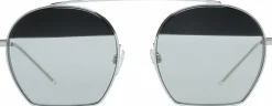 Emporio Armani Sonnenbrille EA2086 30156G 56 Unisex Silber
