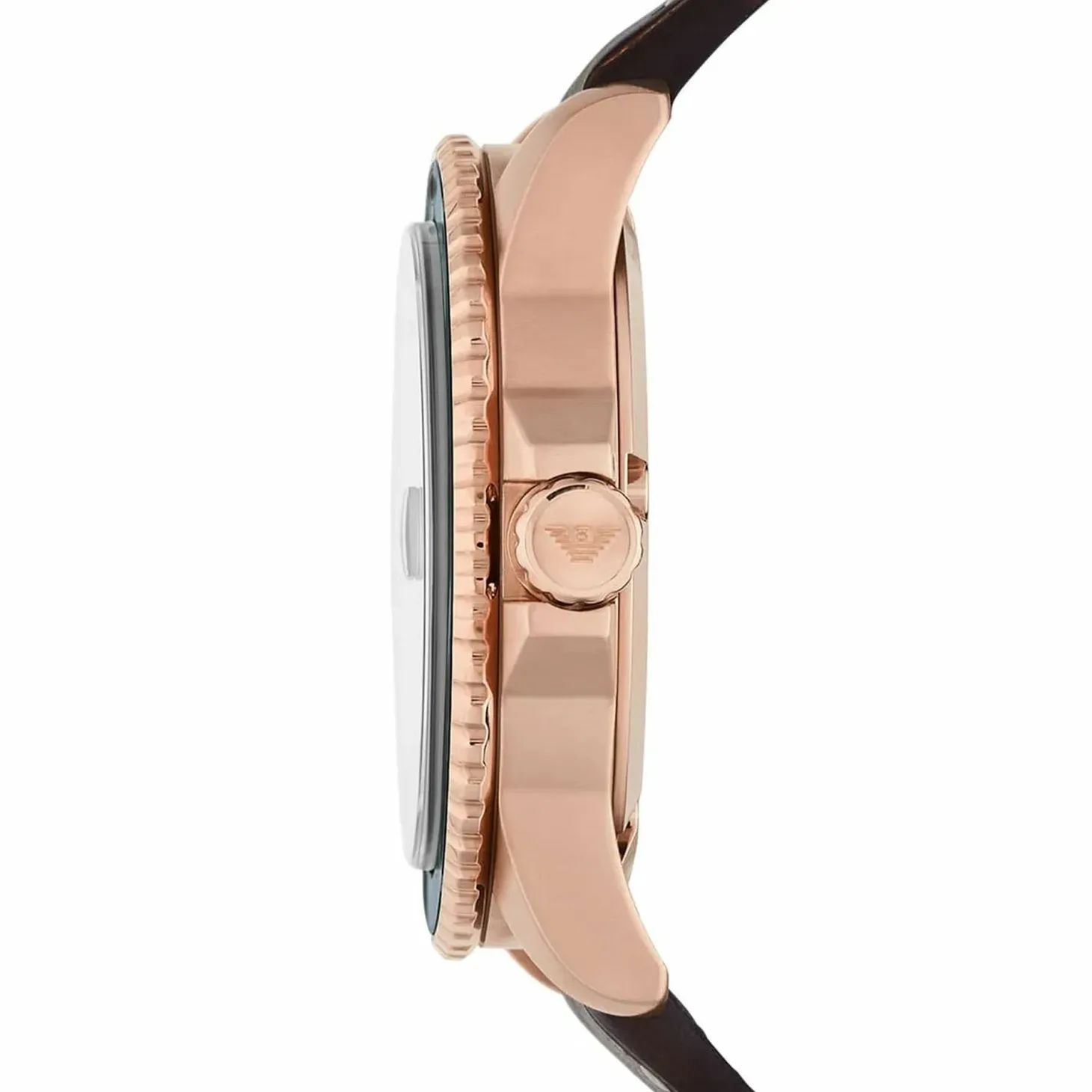 Emporio Armani Uhr Herren AR11556 Blau / Braun